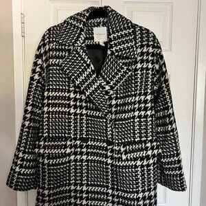 Avec Les Filles Women's Houndstooth Coat